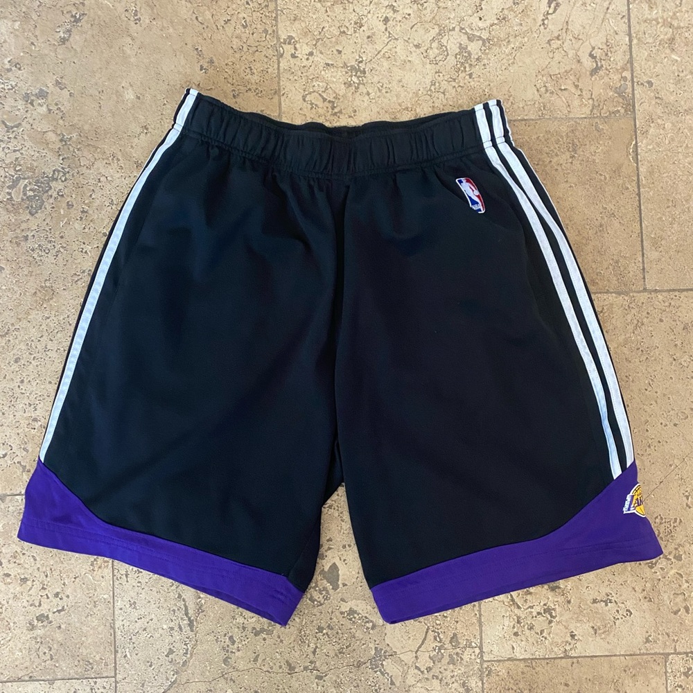 Mens Los Angeles Lakers, Adidas athletic shorts